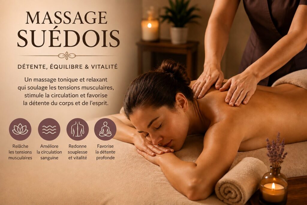 Massage suédois à Aix-en-Provence pour soulager les tensions musculaires